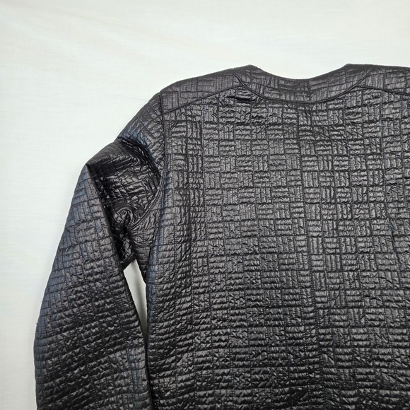 Sag Harbor Quilted Front Zip Lightweight Jacket Black Women 10 Sleek Modern Chic - Picture 9 of 16